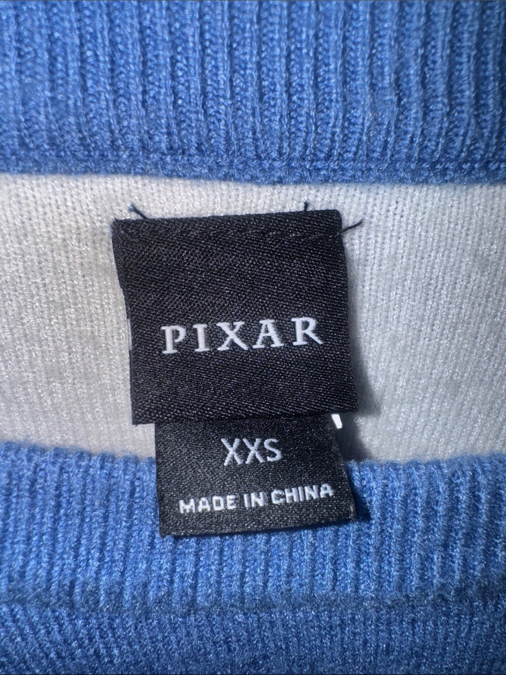 Pixar “Up” Cloud Print Crewneck Sweater with Balloon House Motif - Picture 4 of 5